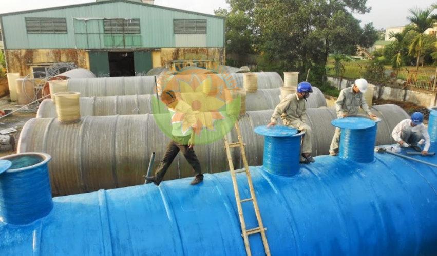 Bồn Composite xử lý nước thải
